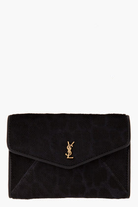 Black Pony Wallet Yves Saint-Laurent