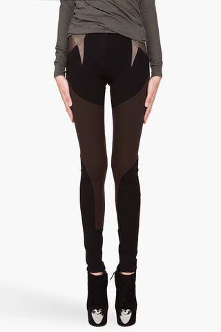 Leather Detail Leggings Givenchy